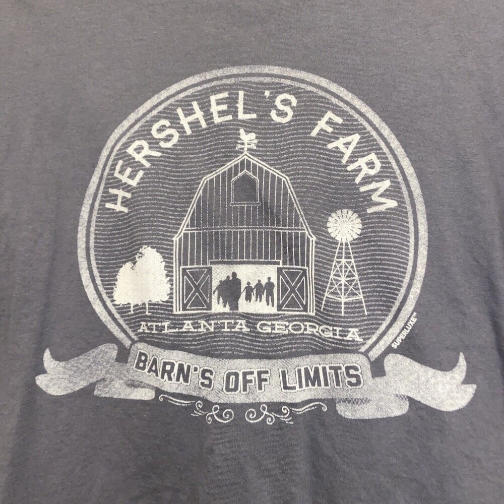 XL HERSHEL'S FARM Barn's Off Limits T-shirt Walking Dead Atlanta GA TWD